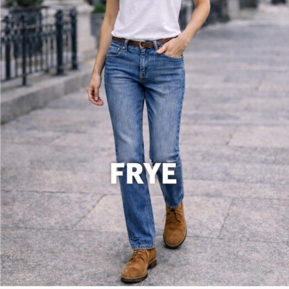 Like New FRYE Straight Leg Jeans, 6/28